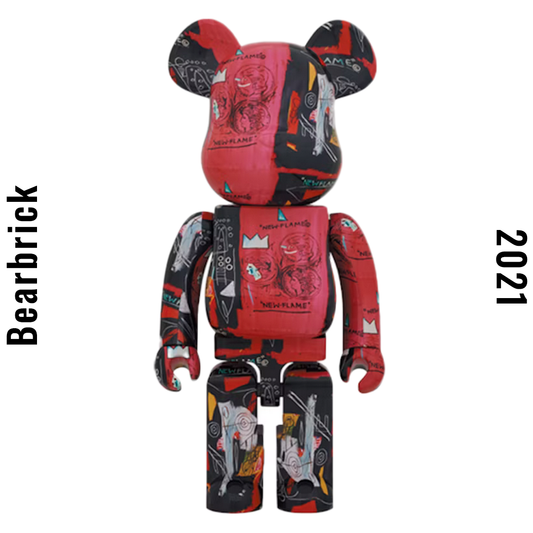 Bearbrick Andy Warhol x JEAN-MICHEL BASQUIAT #1 1000%