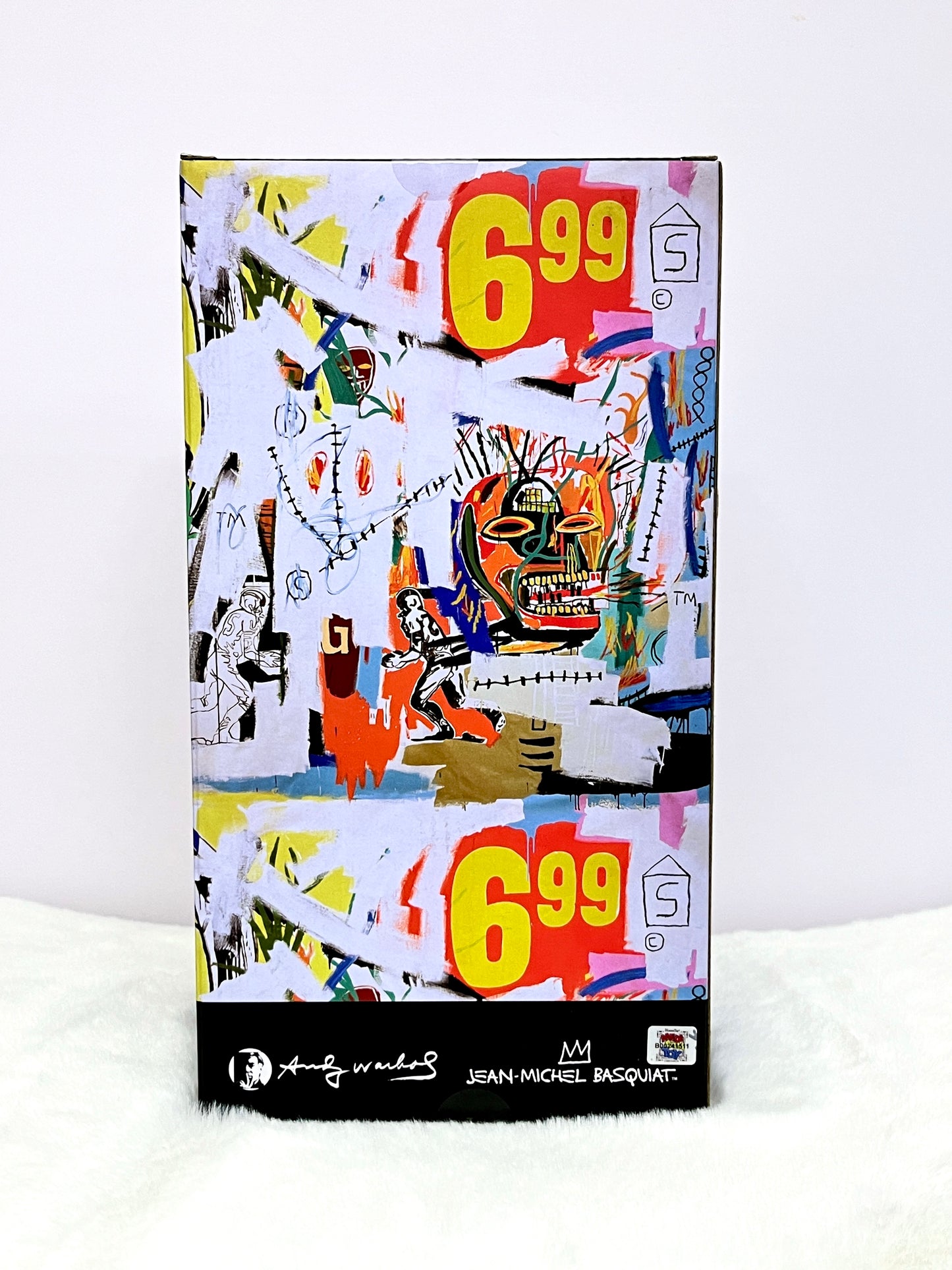 Bearbrick Andy Warhol x JEAN-MICHEL BASQUIAT #4 400%