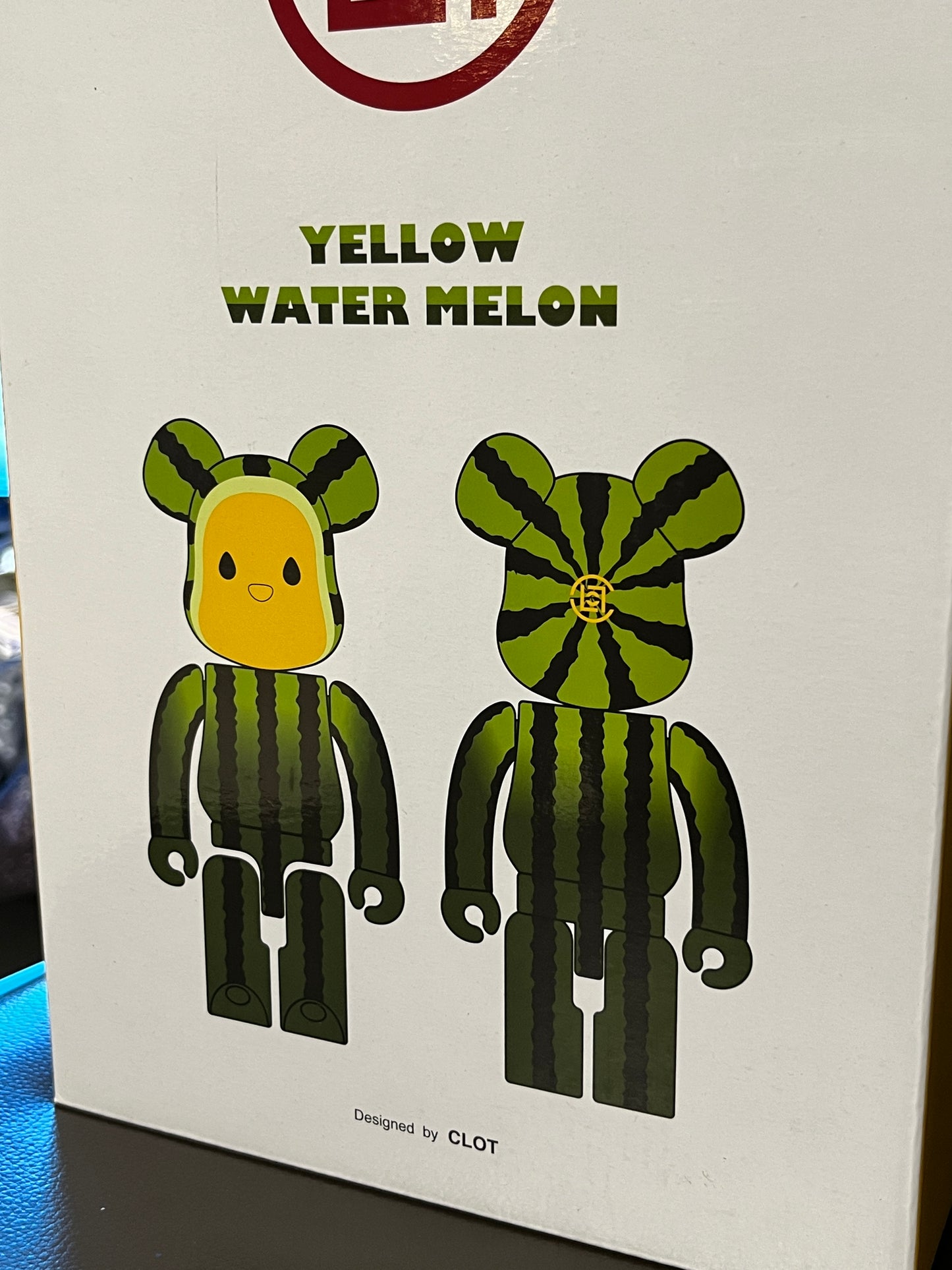 Bearbrick x CLOT Summer Fruits Yellow Watermelon 100%+400% Set