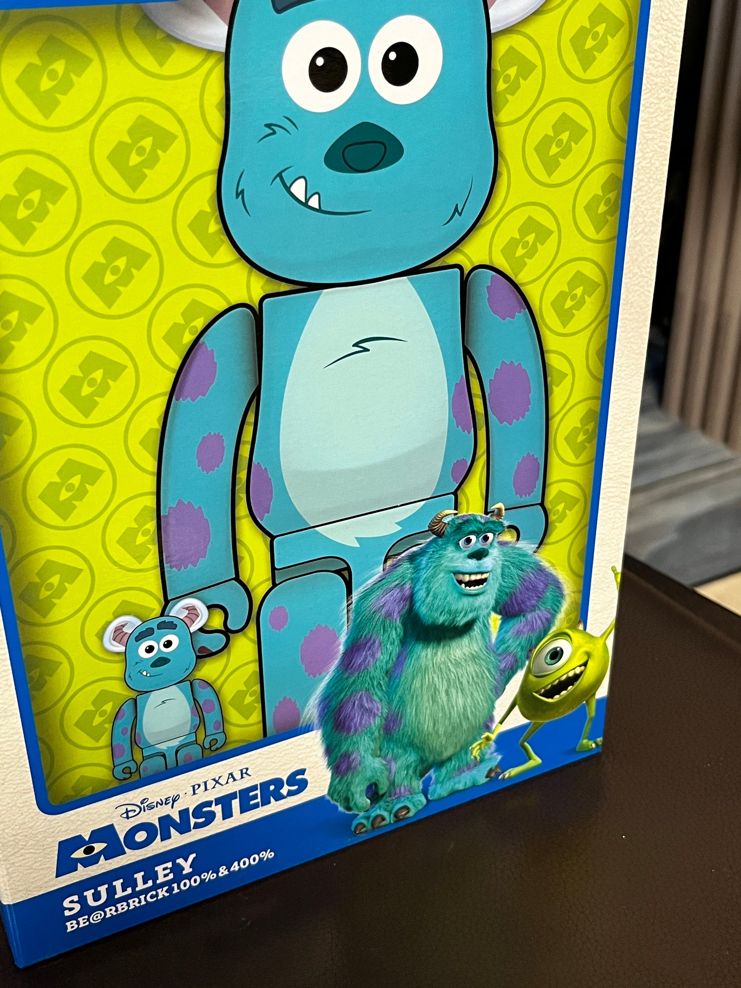 Bearbrick Disney Pixar Monsters, Inc. Sulley 100%+400% Set