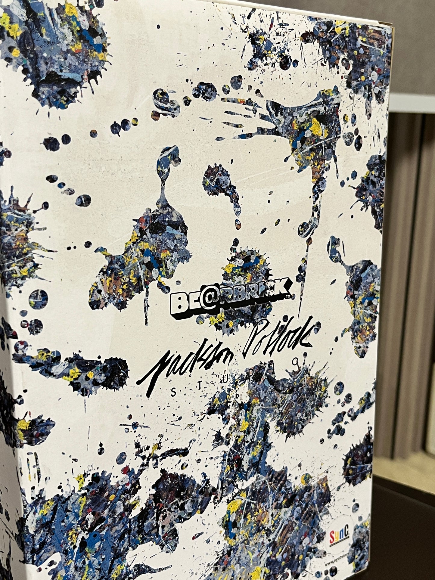 Bearbrick Jackson Pollock Studio (Splash) 100%+400% Set